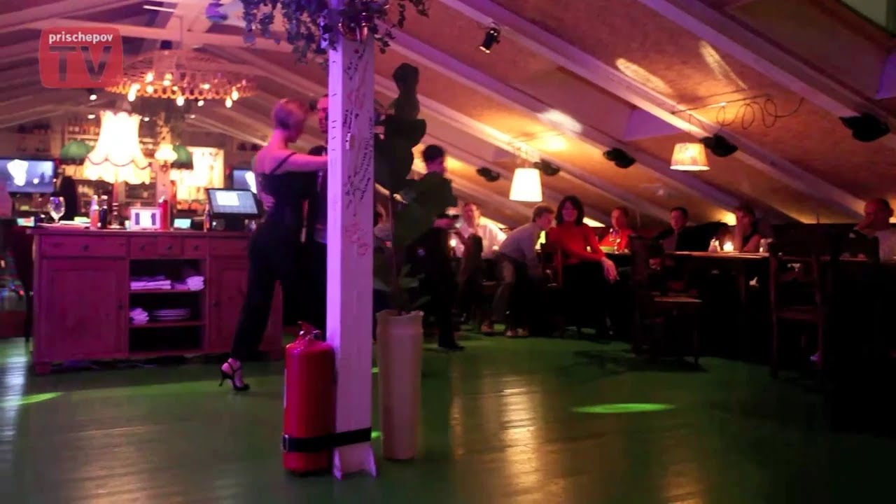 Giggio Giovanni & Anna Zyuzina, Russia, Moscow, Milonga "Na Cherdake", 06.08.2010(2)