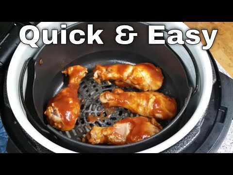 Ninja Foodi BBQ Chicken Legs From Frozen to Plate