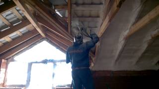 Утепление чердака, скатных крыш изнутри, теплоизоляция кровли