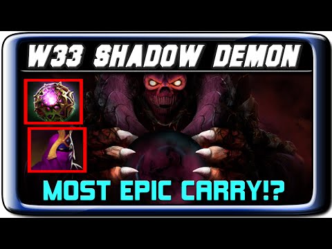 w33 Dota 2 | Most Epic Ranked Shadow Demon Gameplay Ever