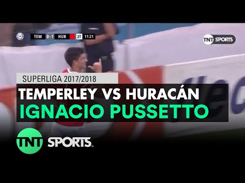 Ignacio Pussetto (0-2) Temperley vs Huracán | Fecha 20 - Superliga Argentina 2017/2018
