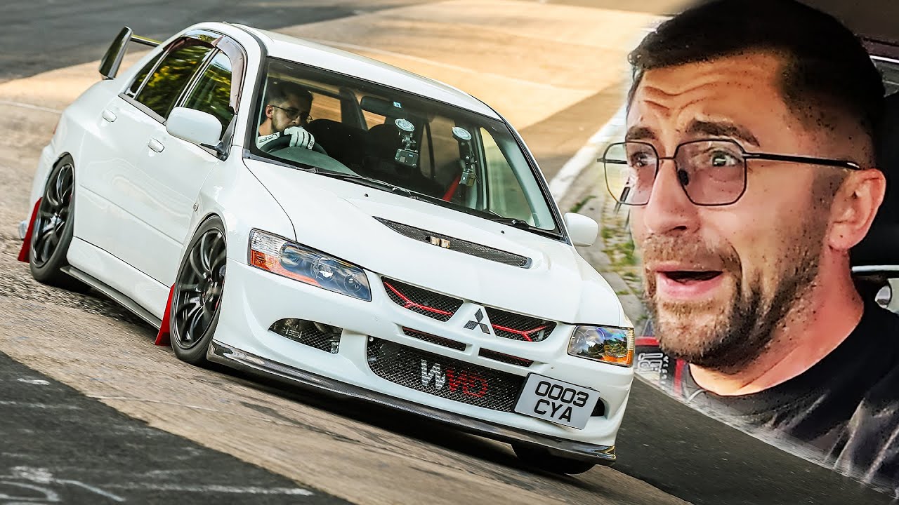 Lancer EVO FROM HELL Spitting Flames🔥 // Nürburgring