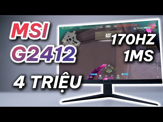 Màn hình MSI G2412 (23.8 inch/FHD/IPS/170Hz/1ms)