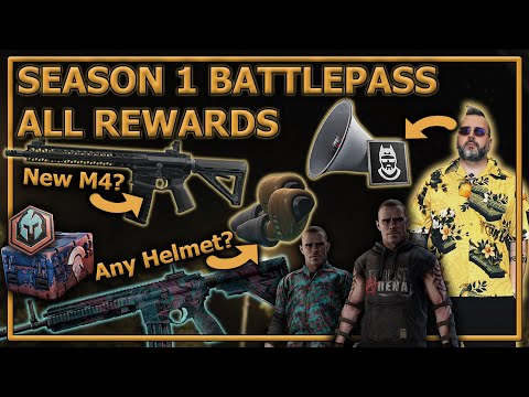 EVERY REWARD From Tarkov Season 1 - Battlepass, Tactical Map, and Ref's Drops 1!