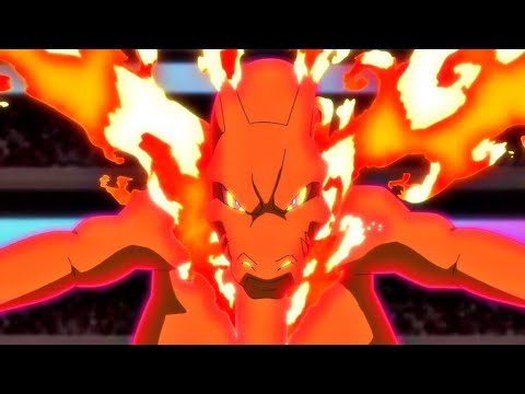 Gigantamax Charizard vs Mega Gardevoir (SUB) - Leon vs Diantha - Pokémon Journeys: The Series