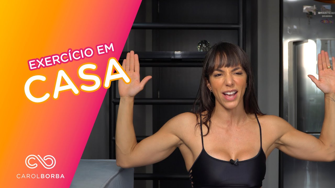 Melhor treino para secar os braços em casa - Carol Borba