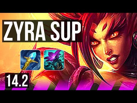 ZYRA & Jhin vs MAOKAI & Ezreal (SUP) | 4/3/16, Rank 15 Zyra | KR Master | 14.2
