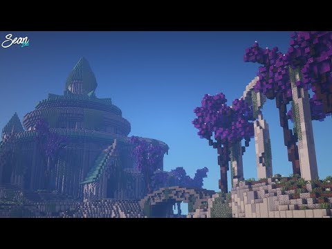 BEAUTIFUL Elven Castle | Minecraft Timelapse