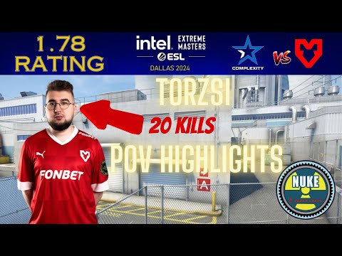 ⫷CS2 POV HIGHLIGHTS⫸ torzsi | IEM Dallas 2024 | Complexity vs MOUZ | map3 Nuke | TrixifyHD