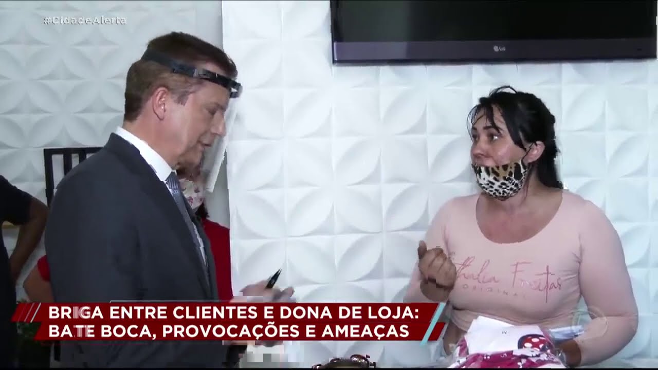 DISCUSSÃO COM CLIENTES E DONA DE LOJA NA INTERNET GERA CONFUSÃO