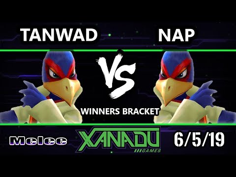 S@X 305 SSBM - Nap (Falco) Vs. Tanwad (Falco) - Smash Melee Winners Round 2