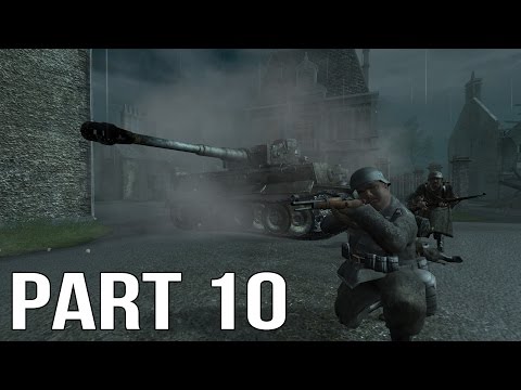 Call of Duty 2 Gameplay Walkthrough Part 10 - British Campaign - Battle for Caen 2/2