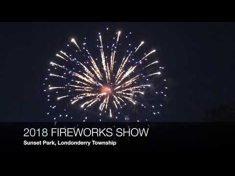 2018 fireworks show in central Pennsylvania
