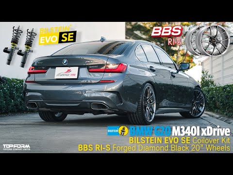 BMW M340I xDrive(G20) หล่อจัดเต็ม!! BBS RI-S Forged 2ชิ้น ขนาด 20\" นิ้วอัพเกรดโช้ค BILSTEIN EVO SE