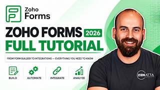 Zoho Forms Full Tutorial 2026 | Form Builder, AI, & UTM Tracking