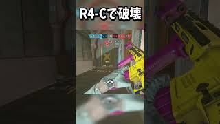 【R6S】アッシュR4-Cで破壊する#shorts【レインボーシックスシージ】 #ゲーム実況 #シージ #ドライブ