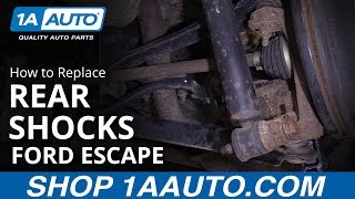 How to Replace Rear Shocks 08-12 Ford Escape