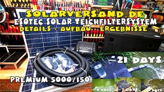 Esotec Solar Teichfilter Set Premium 5000/150 von solarversand.de