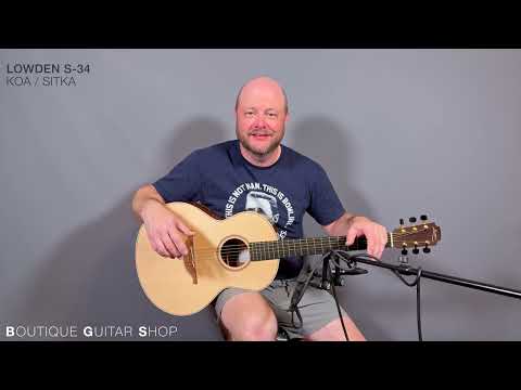 2022 Lowden S-34 Koa/Sitka Acoustic Guitar image 11