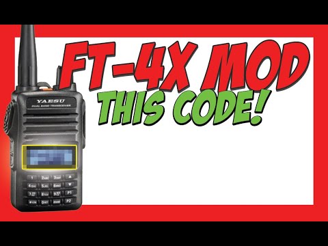 Transmit / Unlock  FT-4X out of Band - MARS MOD