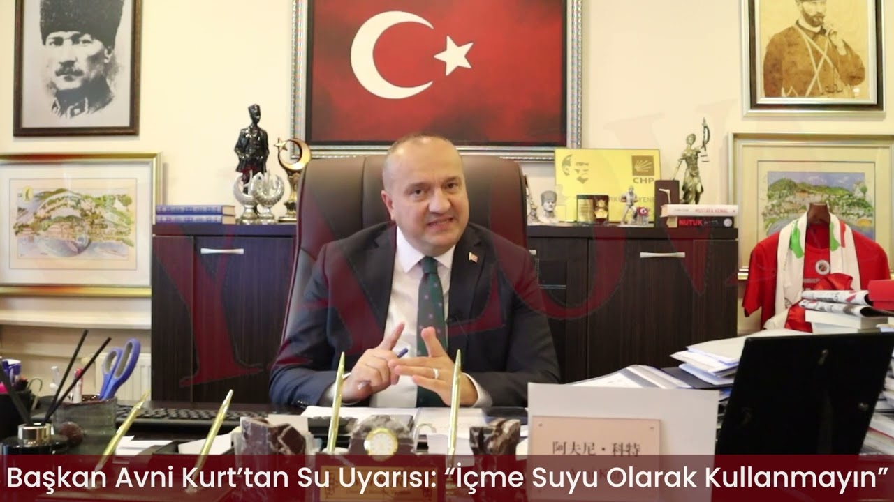 Başkan Avni Kurt’tan Su Uyarısı: “İçme Suyu Olarak Kullanmayın”