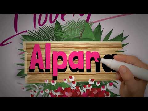 Alpana Name Art Love Whatsapp Status | Alpana Couple Name Video #NameArt #Alpana #shorts
