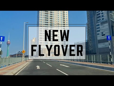DRIVING SRI LANKA'S LATEST FLYOVER | COLPETTY | SLAVE ISLAND | COLOMBO