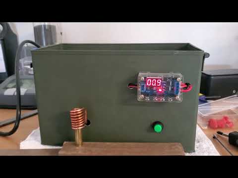 Home made induction annealer.