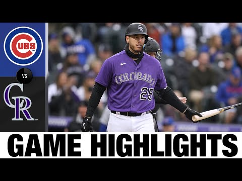 Cubs vs. Rockies Game Highlights (4/16/22) | MLB Highlights