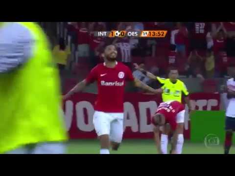 1º Gol de Carlos pelo Inter - Internacional 4 x 1 Oeste - CopaBR 2017
