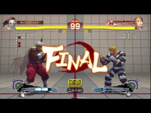 Nassim-69700 [Vega] Vs d881873817 [Cody] SSF4 AE Online Ranked Matches - PSN