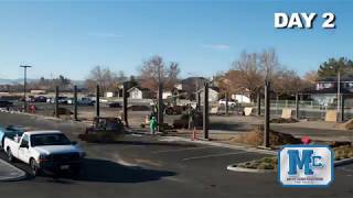 MbarC Construction - Time lapse of solar carport installation