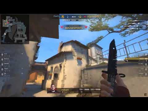 Oskar Tripple AWP - Mousesports vs. Fnatic ECS