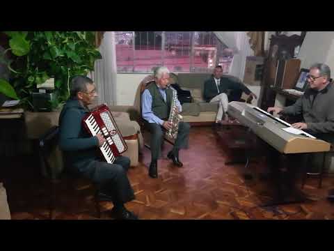 Que siga la farra - San Juanito. Música instrumental con saxofón, acordeón y piano.