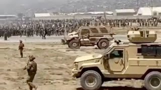 US Soldier Films Chaos From MRAP Gunner Turret In Kabul