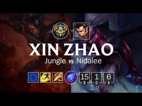 Xin Zhao Jungle vs Nidalee - EUW Challenger Patch 8.7