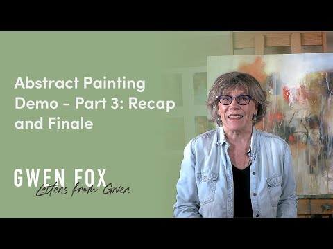 Abstract Painting Demo - Part 3: Recap & Finale