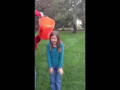 Kara Schuler does the ALS Ice Bucket Challenge