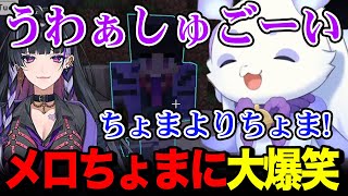 【にじマイクラ占領戦】メロコさんが面白すぎてひたすら爆笑するルンルンｗ【るんちょま / にじさんじ】