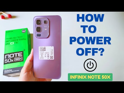 How to Power Off infinix Note 50x 5g | Switch off Infinix Note 50x 5g Plus