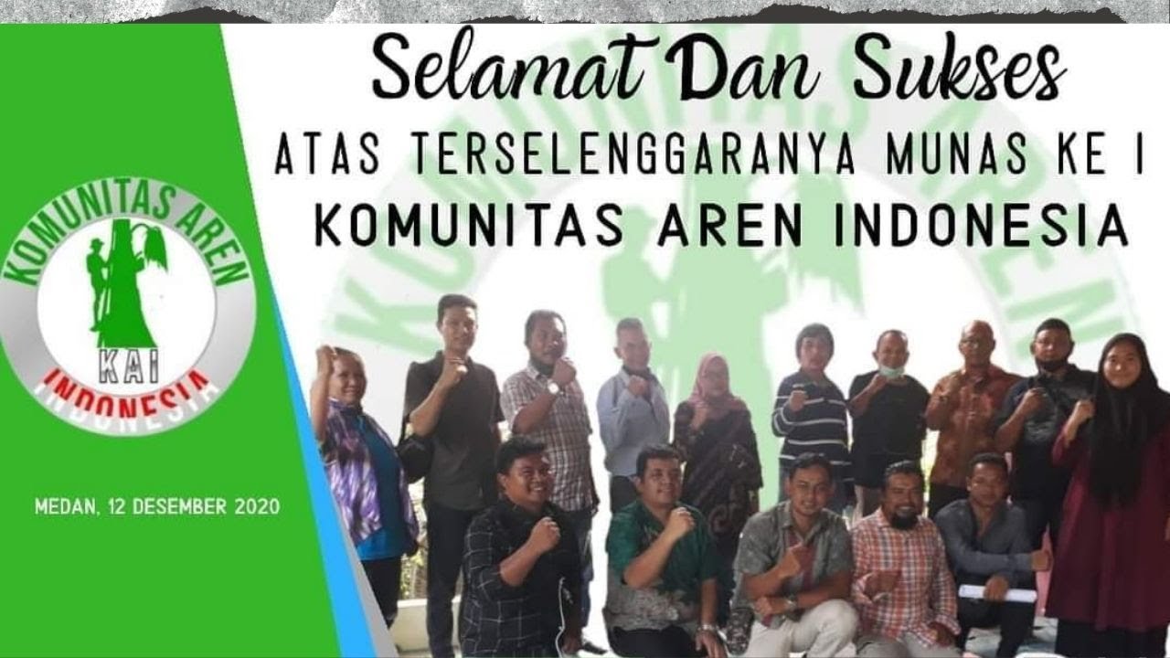 Selamat Bertugas untuk Pengurus Komunitas aren Indonesia KAI