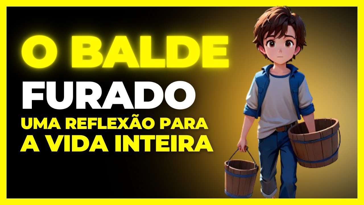 UMA LIÇÃO PARA A VIDA TODA | O SEGREDO DO BALDE FURADO