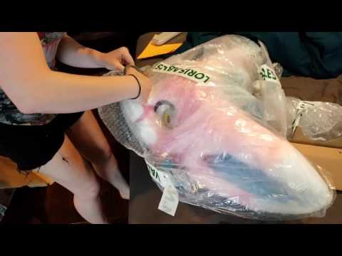 Fursuit unboxing~ Candy's head!