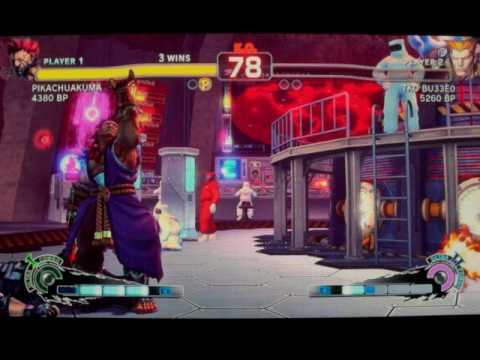 SSFIV ENDLESS BATTLE MATCH JR RODRIGUEZ ( AKUMA ) VS TKO BU33E0 ( GUILE ) ON XBOX 360 GAME 4
