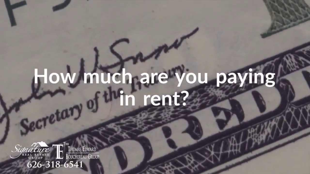 Renting adds up Thomas Bouchereau Signature Real Estate Group