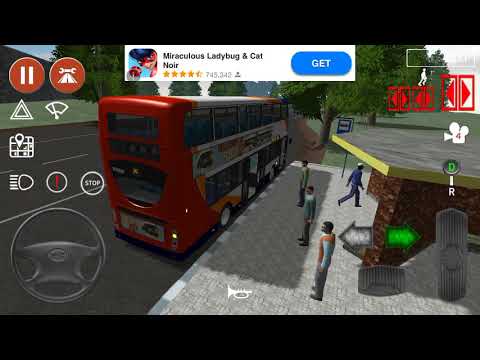 Public transport simulator-my made up country route with the Alexander Dennis Enviro 400
