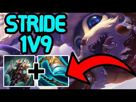 1V9 STRIDE BREAKER BUILD ON GNAR!!! Season 11 Gnar Gameplay