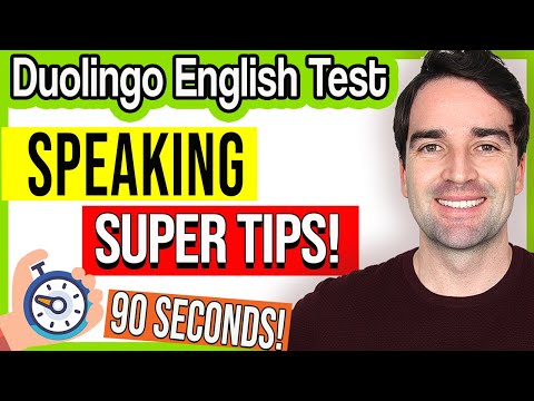 Duolingo English Test, Speaking for 90 Seconds | Super Tips and Practice Questions - Study for DET