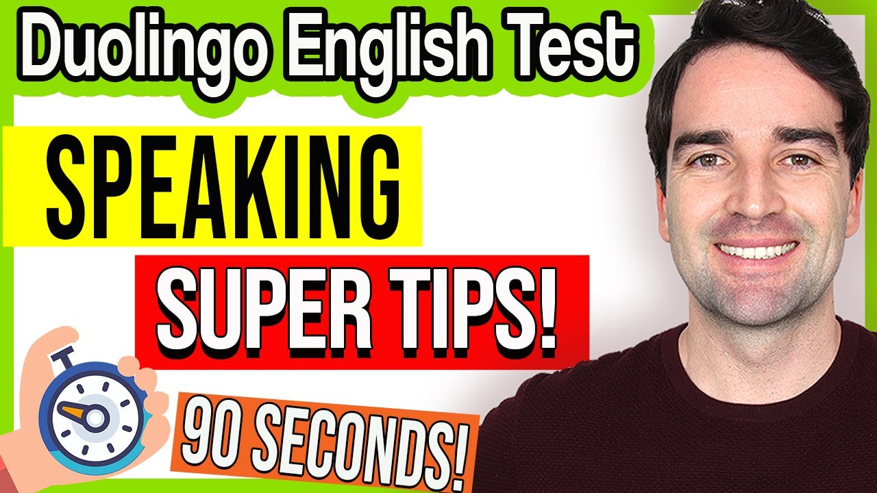 Duolingo English Test, Speaking for 90 Seconds | Super Tips and Practice Questions - Study for DET