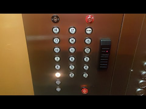 AMAZING Vintage Dover Traction Elevator @ Daniels & Fisher Tower - Denver, CO.